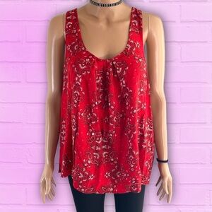 (NWT) Lucky Brand Sleeveless Top | Red | Women’s M